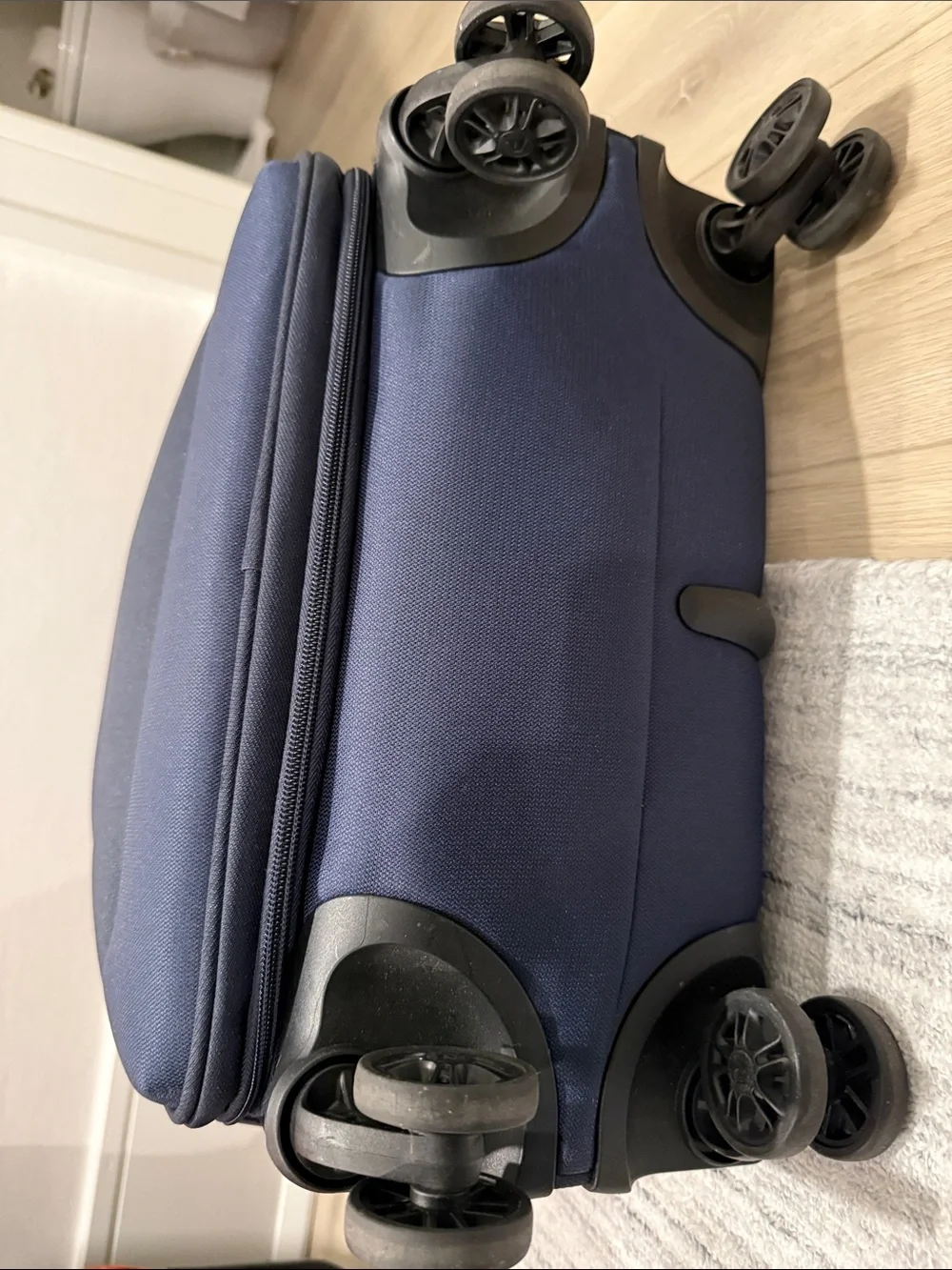 Roncato TSA-Approved Navy Carry-On with Built-In Lock and Expander